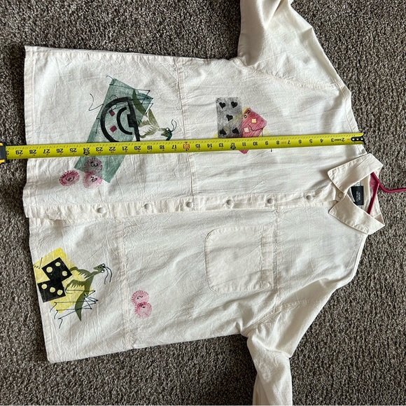 Painted 100% cotton shirt. - Picture 9 of 9
